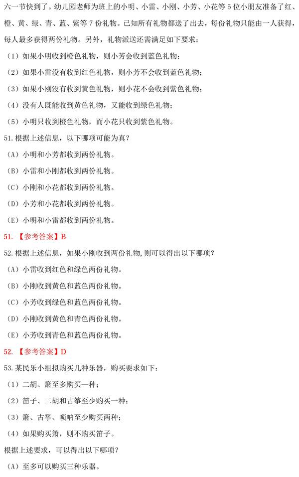 2017管理类联考考研真题原文及答案 2017管理类联考考研真题原文及答案